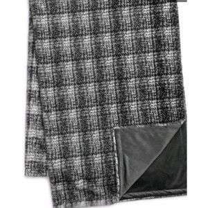 NEW|Drew & Jonathan Home Plaid Rabbit Faux Fur Throw, 50 x 70 Inches. MSRP $140.